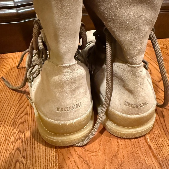 Birkenstock Uppsala Shearling Suede Taupe Boots - Picture 3 of 5